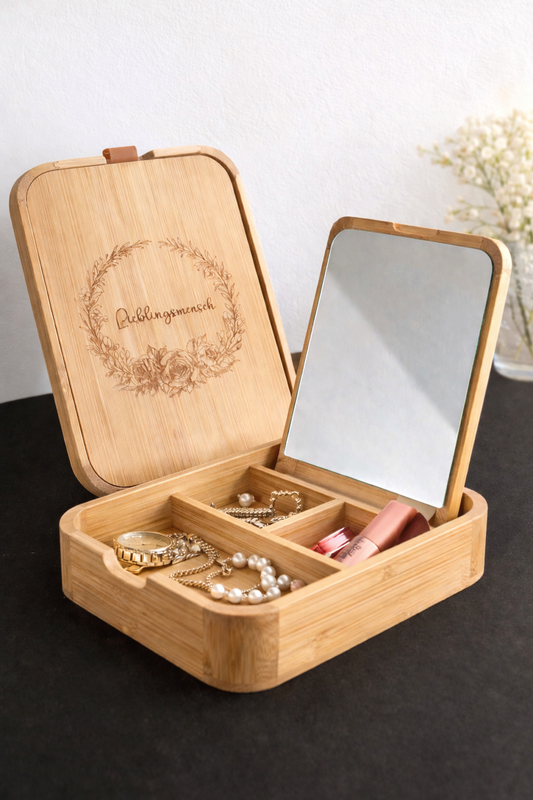 Schmuckkästchen mit Spiegel